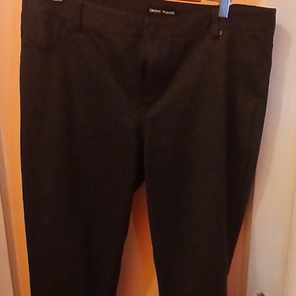 DKNY Women's XL Black Trousers